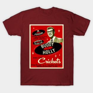 Buddy Holly In Person (Red) T-Shirt